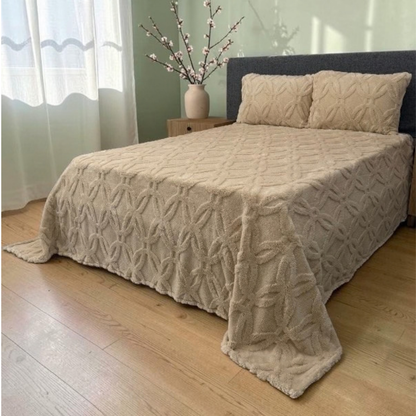 Orion Seri Wellsoft Yatak Örtüsü Seti 230×250 cm + 2 Yastık Kılıfı | Ultra Soft, Peluş Battaniye Dokulu