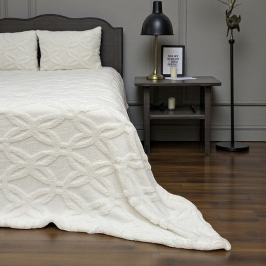 Orion Seri Wellsoft Yatak Örtüsü Seti 230×250 cm + 2 Yastık Kılıfı | Ultra Soft, Peluş Battaniye Dokulu