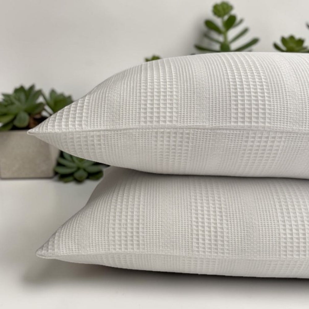 Seranova Bordürlü 2 Adet 50x70 Yastık Kılıfı %100 Pamuk Kapaklı Otel Tipi Dayanıklı