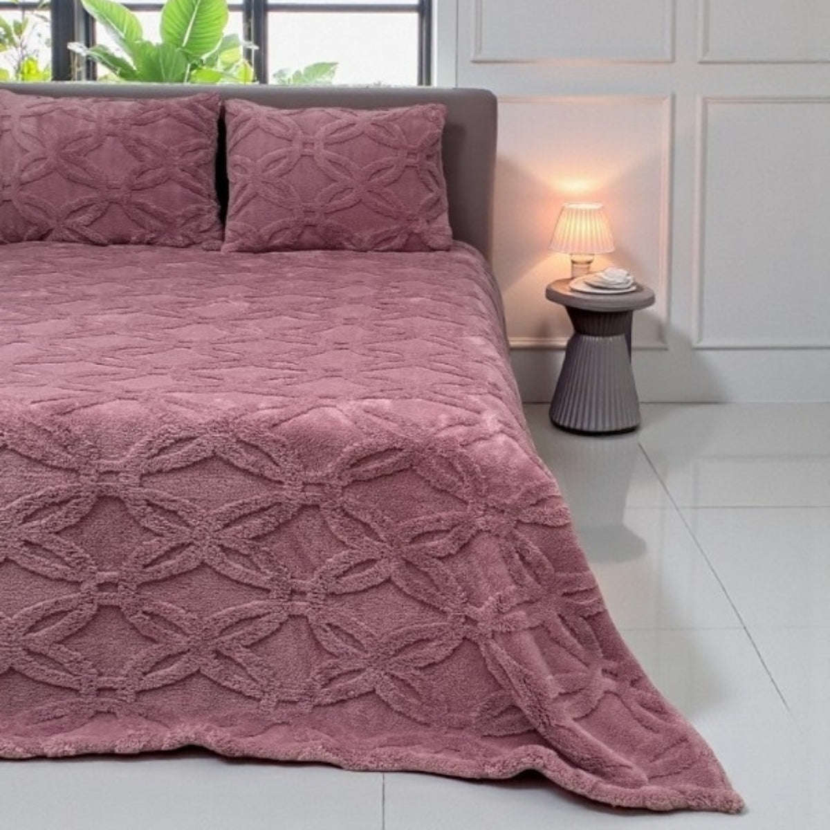 Orion Seri Wellsoft Yatak Örtüsü Seti 230×250 cm + 2 Yastık Kılıfı | Ultra Soft, Peluş Battaniye Dokulu