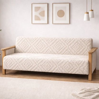 Nordic Stil Koltuk Örtüsü Kaymaz 3’lü Koltuk Kılıfı –Yıkanabilir, Kolay Temizlenen Kumaş