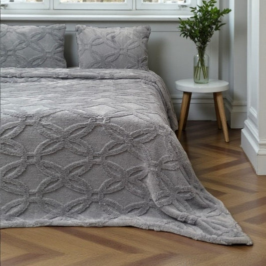 Orion Seri Wellsoft Yatak Örtüsü Seti 230×250 cm + 2 Yastık Kılıfı | Ultra Soft, Peluş Battaniye Dokulu