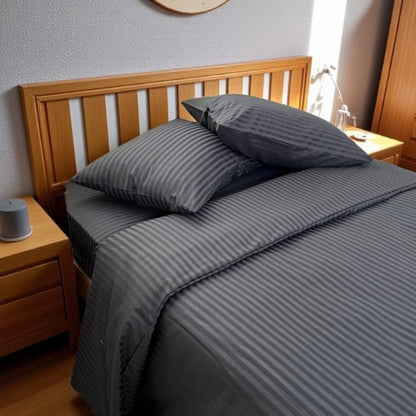 Platinum Series 82-Thread-Count 100% Cotton Sateen Duvet Cover – Soft, Breathable, and Lustrous