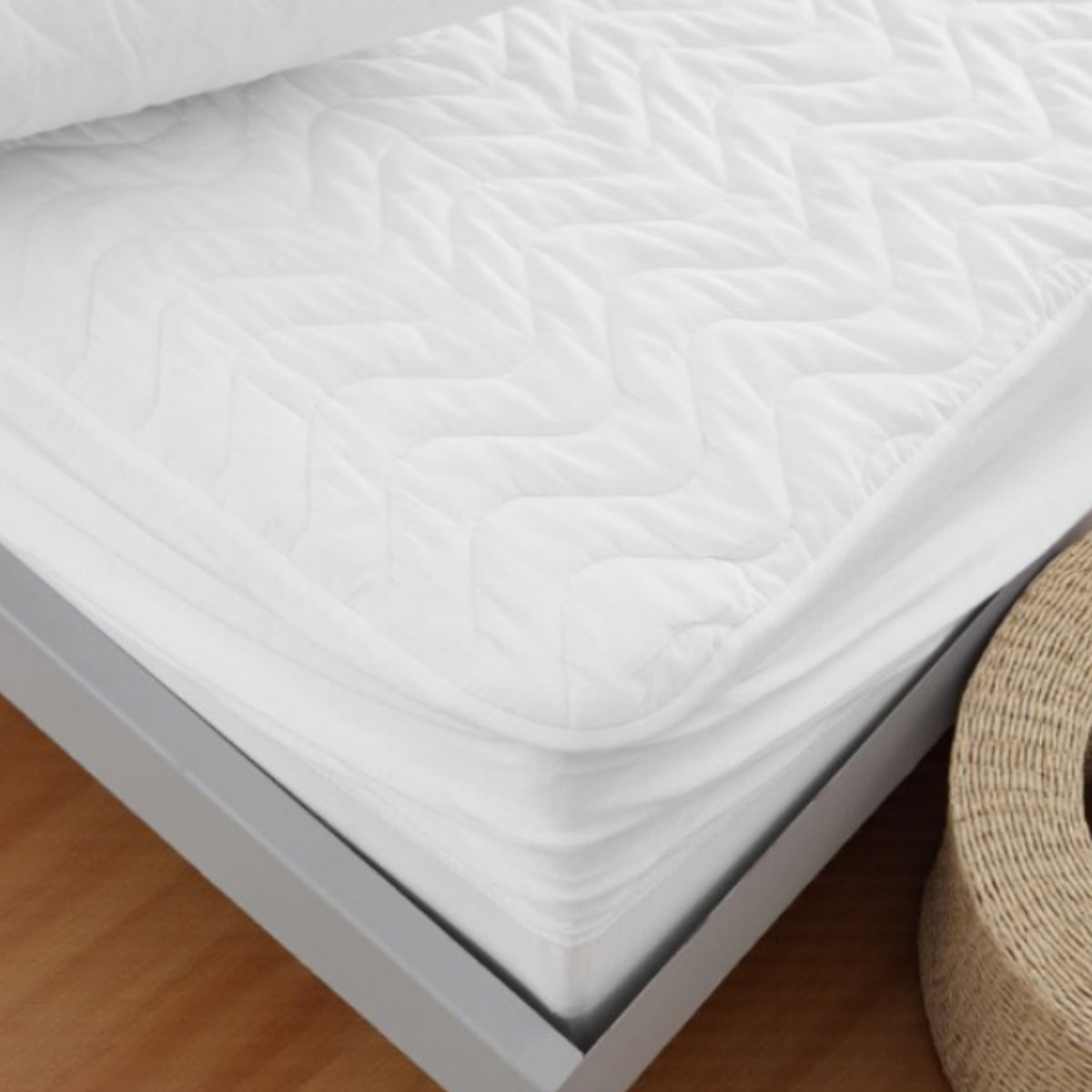 Aura Series Quilted Fitted Waterproof Mattress Protector - Waterproof, Non-Sweating - Single / Double