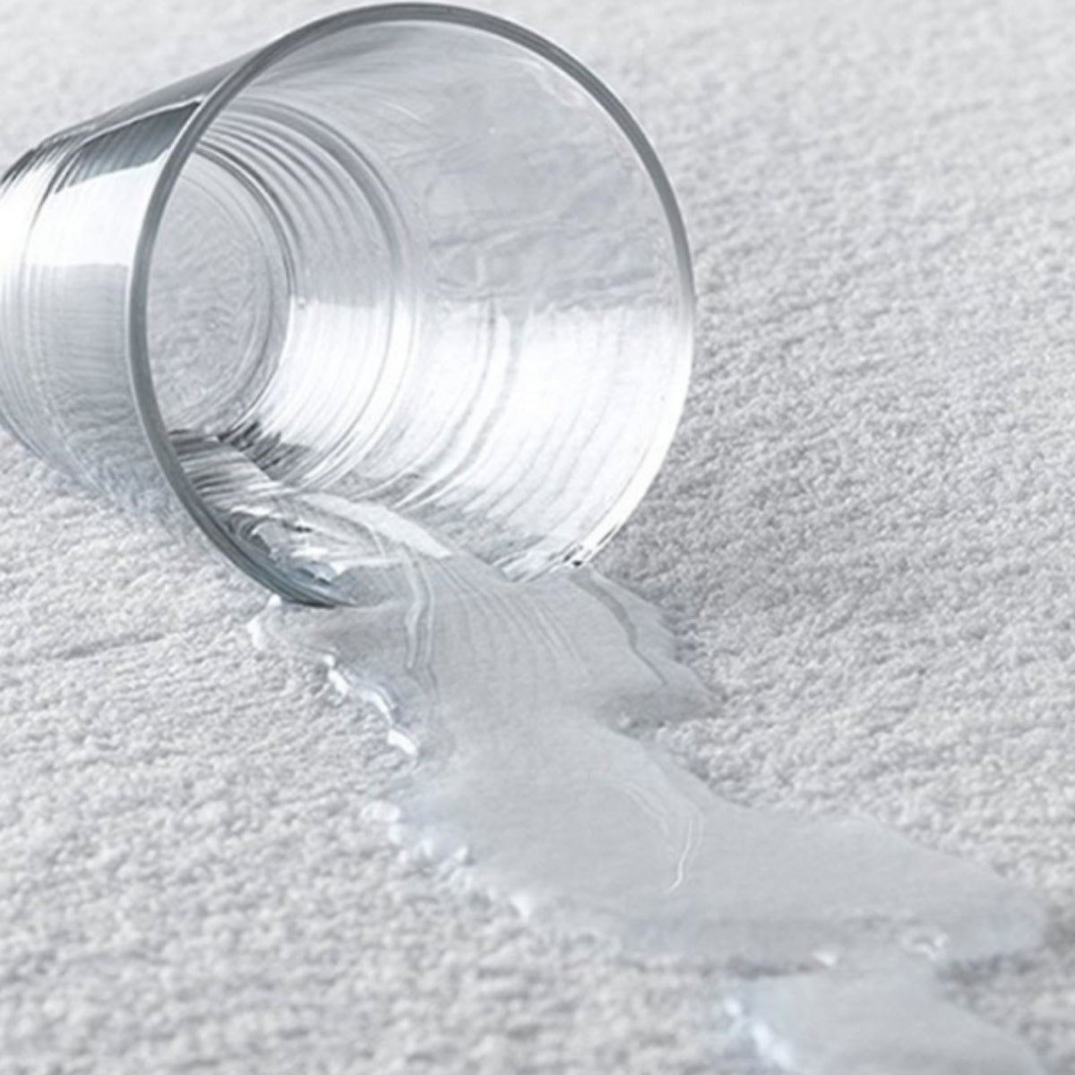 4-Corner Waterproof Cotton Top / Polyurethane Bottom Fitted Mattress Protector – Antibacterial, Silent Protection | Single & Double, Baby Sizes