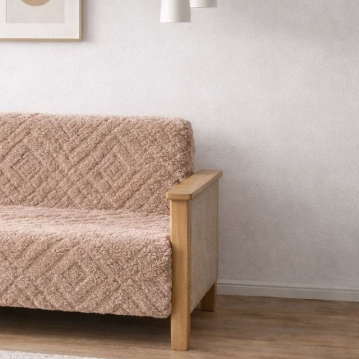 Nordic Stil Koltuk Örtüsü Kaymaz 3’lü Koltuk Kılıfı –Yıkanabilir, Kolay Temizlenen Kumaş