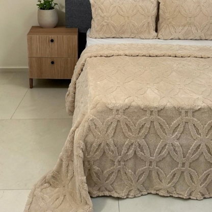 Orion Seri Wellsoft Yatak Örtüsü Seti 230×250 cm + 2 Yastık Kılıfı | Ultra Soft, Peluş Battaniye Dokulu