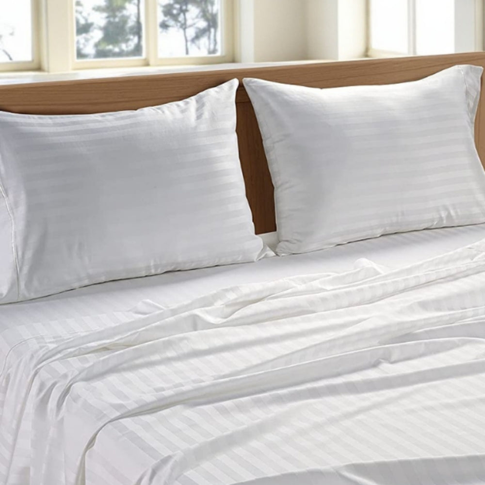 Platinum Series 82-Thread-Count 100% Cotton Sateen Duvet Cover – Soft, Breathable, and Lustrous