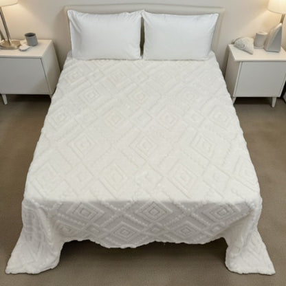 Elara Wellsoft Scandinavian Bedspread 215x230 – Premium, Thick, Soft, and Unique Design
